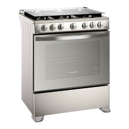 Estufa a Gas Frigidaire 30” / 6 Quemadores / Acero Inoxidable