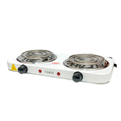 Estufa Eléctrica de Mesa Home Power / 2 Quemadores / Surtida