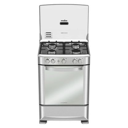 Estufa a Gas Mabe 24" / 4 Quemadores / Easy Clean Pro / Acero Inoxidable