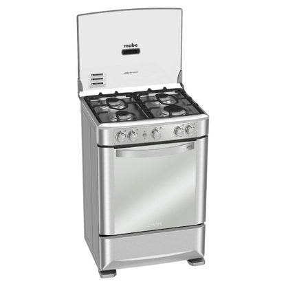 Estufa a Gas Mabe 24" / 4 Quemadores / Easy Clean Pro / Acero Inoxidable