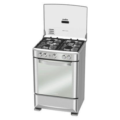 Estufa a Gas Mabe 24" / 4 Quemadores / Easy Clean Pro / Acero Inoxidable