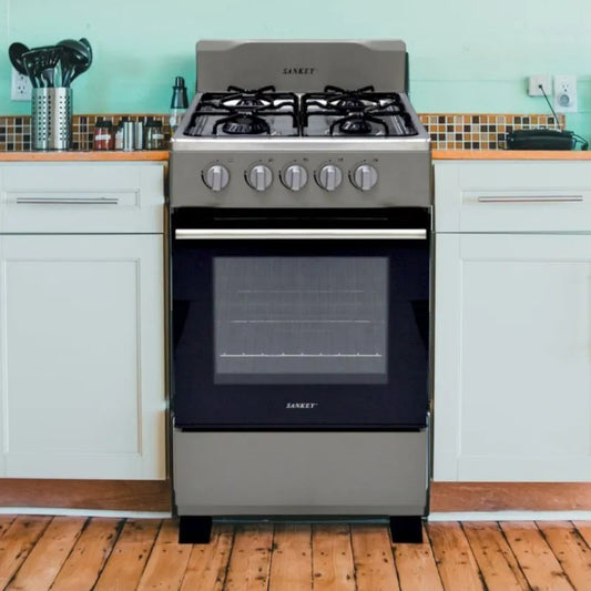 Estufa Sankey 20" / 4 Quemadores / Gris