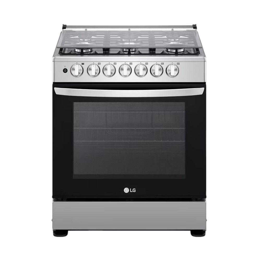 Estufa A Gas Lg 30" / 6 Quemadores / Acero Inoxidable