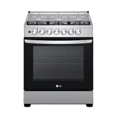 Estufa A Gas Lg 30" / 6 Quemadores / Acero Inoxidable