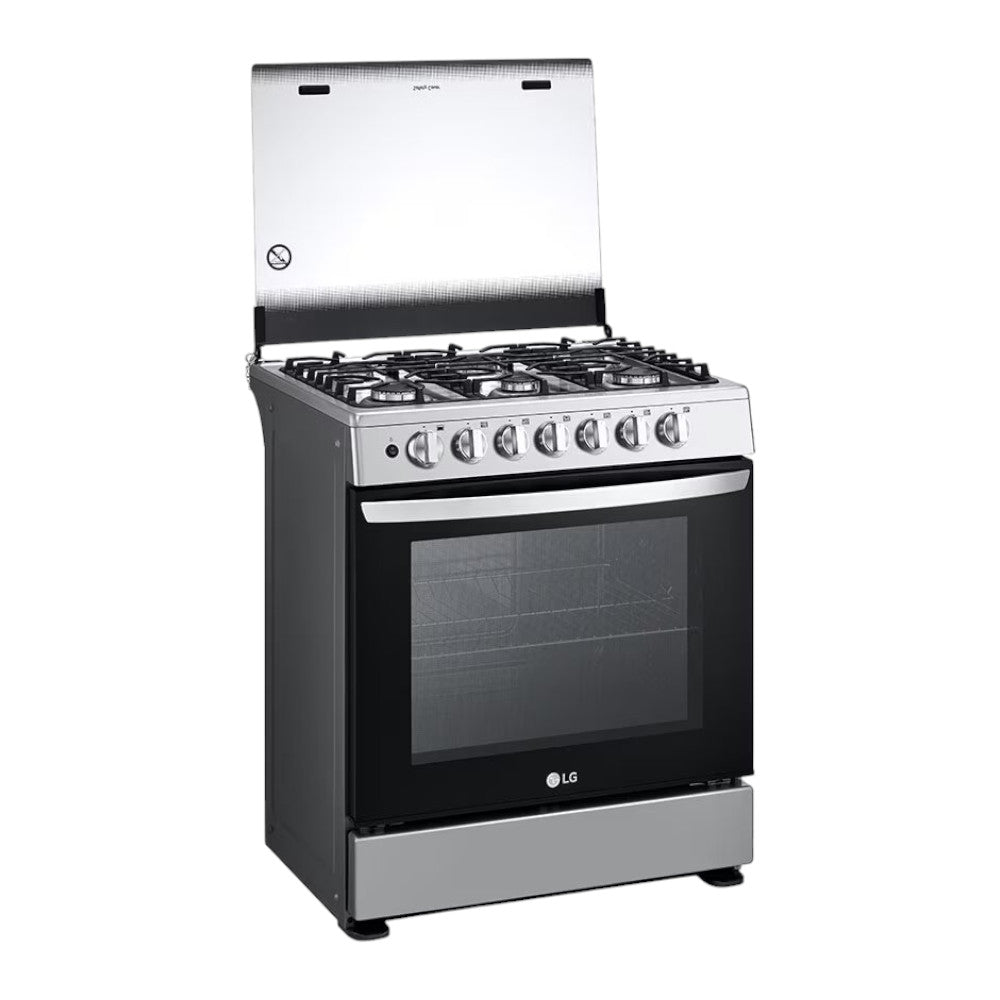 Estufa A Gas Lg 30" / 6 Quemadores / Acero Inoxidable