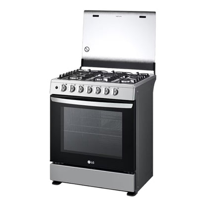 Estufa A Gas Lg 30" / 6 Quemadores / Acero Inoxidable