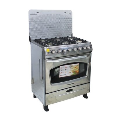 Estufa A Gas Premier 30" / 6 Quemadores / Acero Inoxidable