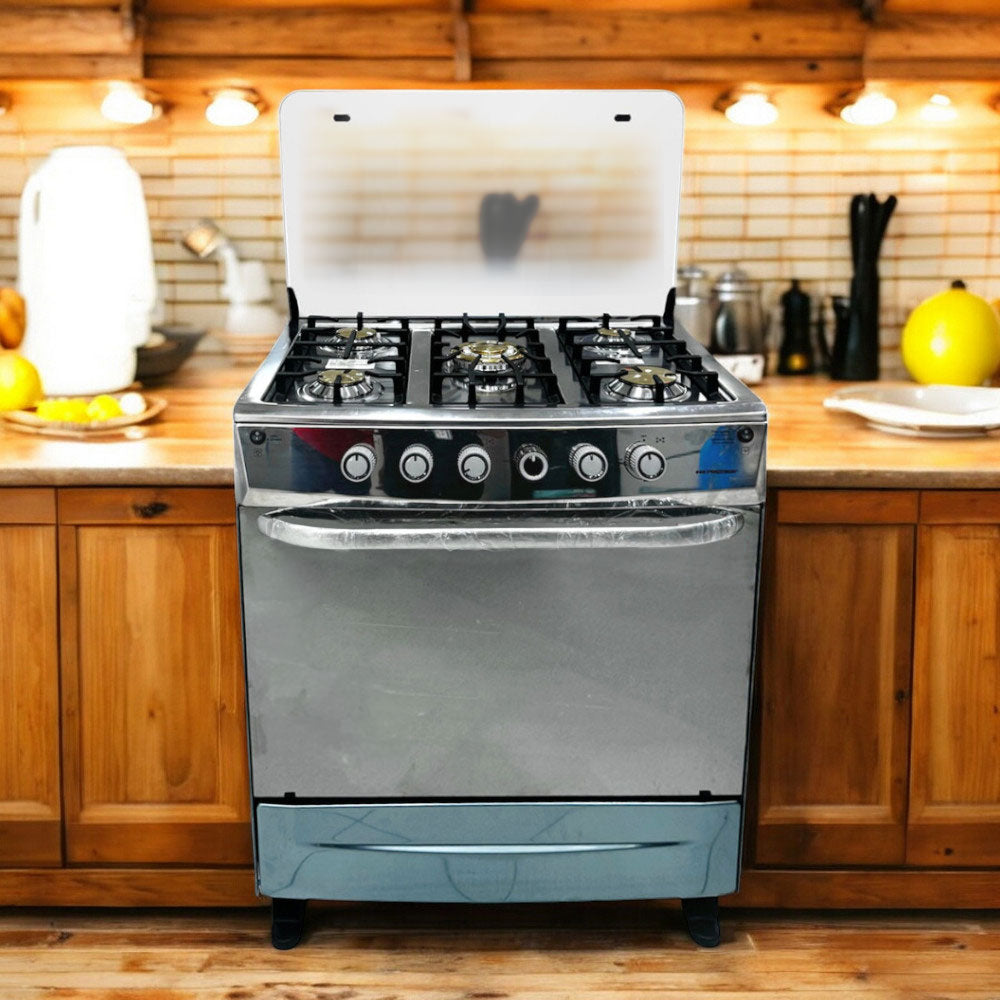Estufa A Gas Premier 30" de 5 Quemadores / Acero Inoxidable