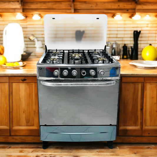 Estufa A Gas Premier 30" de 5 Quemadores / Acero Inoxidable