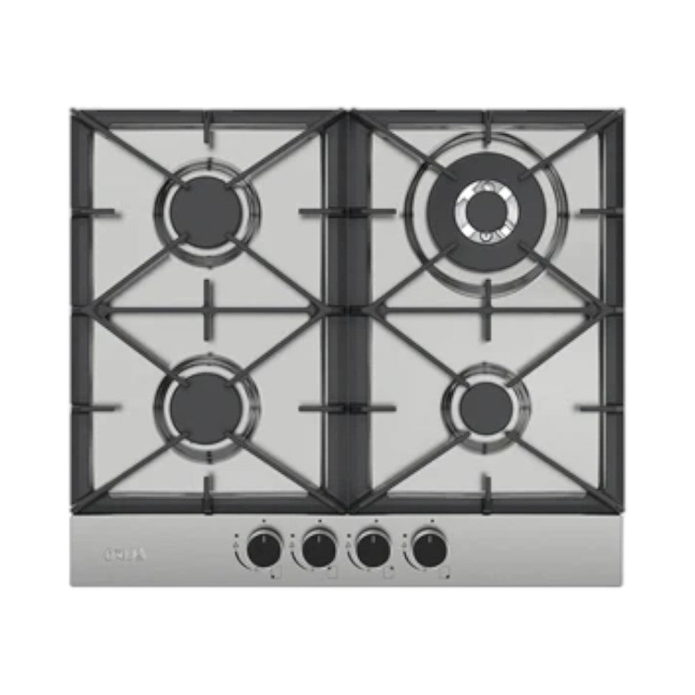 Estufa A Gas Empotrable Drija Milan 60 Pro / 4 Quemadores / Acero Inoxidable