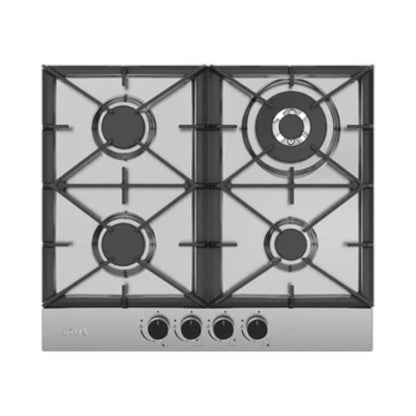 Estufa A Gas Empotrable Drija Milan 60 Pro / 4 Quemadores / Acero Inoxidable
