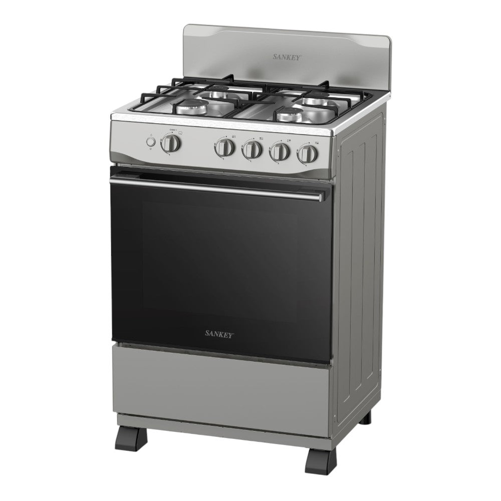 Estufa Sankey de 24" / 4 Quemadores Y Horno