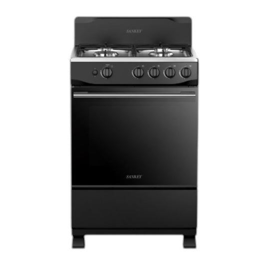 Estufa Sankey 24” con Horno/ 4 Quemadores /Acero Inoxidable