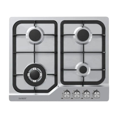 Estufa Empotrable Sankey de 24" / 4 Quemadores / Acero Inoxidable