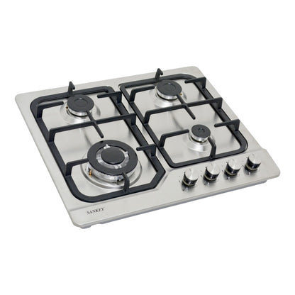 Estufa Empotrable Sankey de 24" / 4 Quemadores / Acero Inoxidable