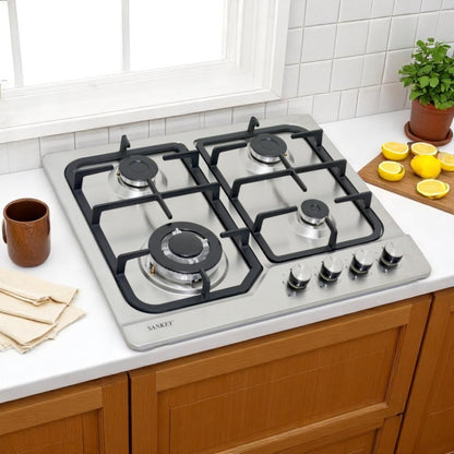 Estufa Empotrable Sankey de 24" / 4 Quemadores / Acero Inoxidable