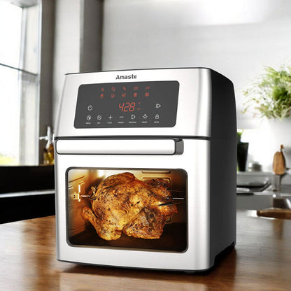 Freidora Sin Aceite Premier 15L - Negro/Plateado