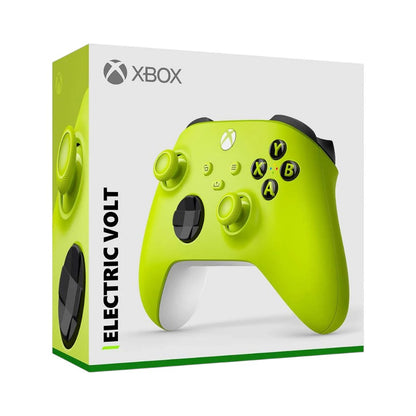 Control Xbox Electric Volt con agarre texturizado, cruceta híbrida y Bluetooth. Potencia y estilo en tus manos. En el Titán Panamá.