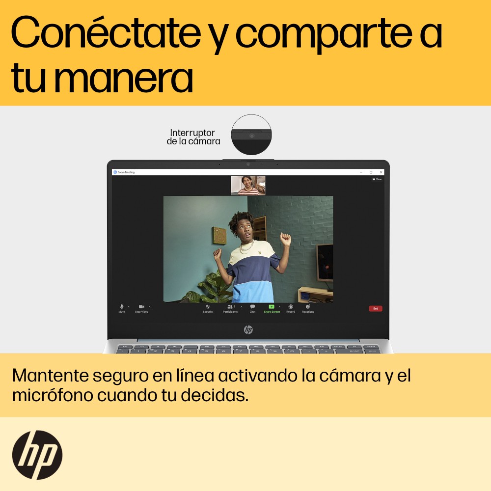 Laptop HP 14-em0021la, AMD Ryzen 5, 16 GB RAM, 512 GB SSD, 14, FHD Windows 11 Home