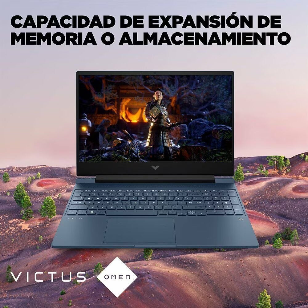 Laptop HP VICTUS Gaming 15-fa0022la, Windows 11, 15.6", Intel® Core™ i5, 16GB RAM, 512GB SSD, NVIDIA® GeForce RTX™ 3050, FHD