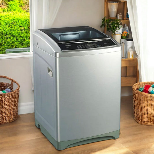 Lavadora Automática Hisense 21Kg / Carga Superior - Gris Oscuro