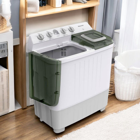 Lavadora Hisense Semi-Automática 13Kg / Doble Tina / Blanco/Gris