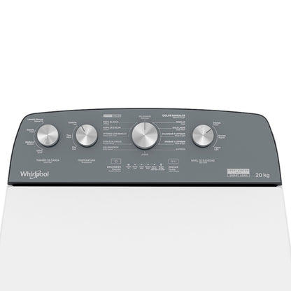 Lavadora Whirlpool de 20Kg / Carga Superior / Xpert System / Blanca