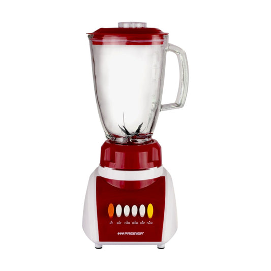 Licuadora 2 en 1 Premier 1.8 Litros / 4 Velocidades / Jarra de Vidrio