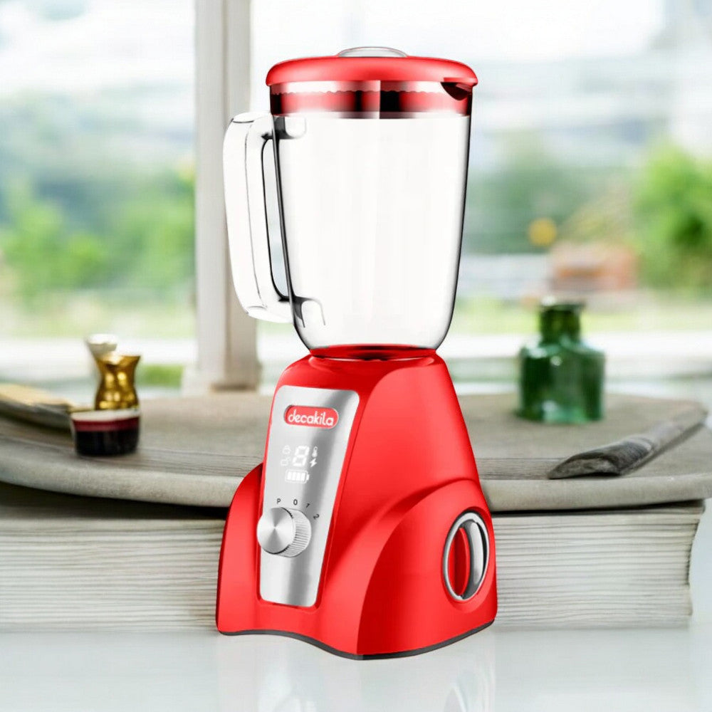 Licuadora Inalámbrica Decakila 1.5Lt / 300W / Roja