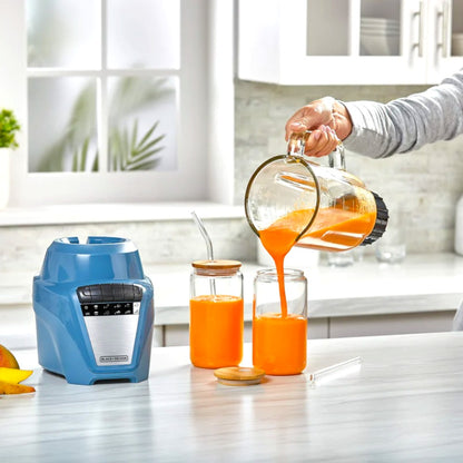 Licuadora Black&Decker 8 Velocidades / Jarra Plástica / Celeste