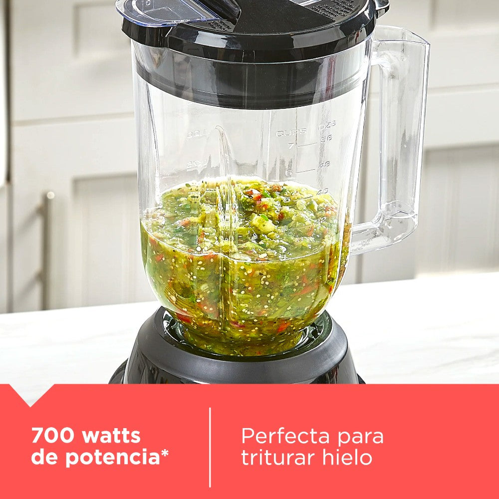 Licuadora Black&Decker 2 Velocidades / Jarra Plástica / Negra