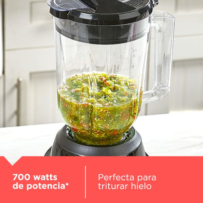 Licuadora Black&Decker 2 Velocidades / Jarra Plástica / Negra