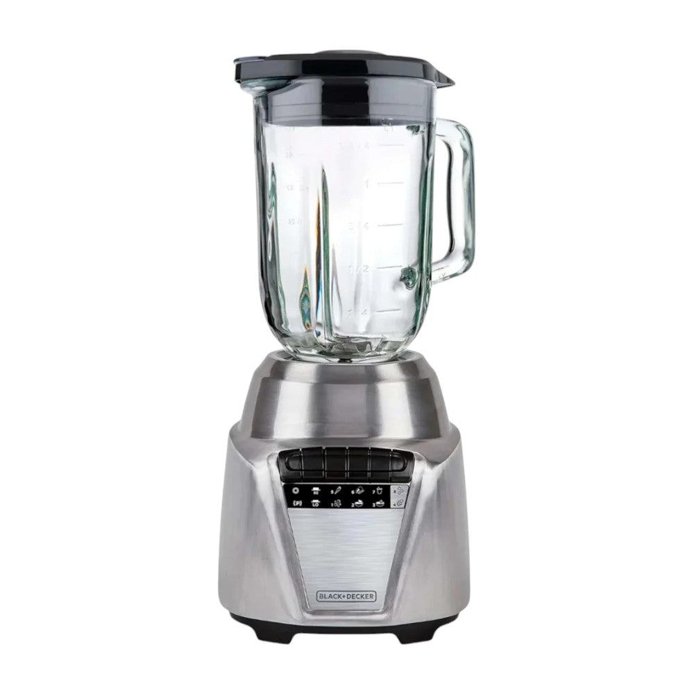 Licuadora Black&Decker 8 Velocidades / Jarra de Vidrio / Acero Inoxidable