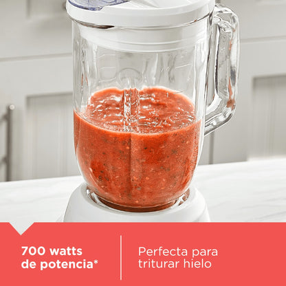 Licuadora Black&Decker 2 Velocidades / Jarra de Vidrio / Blanco