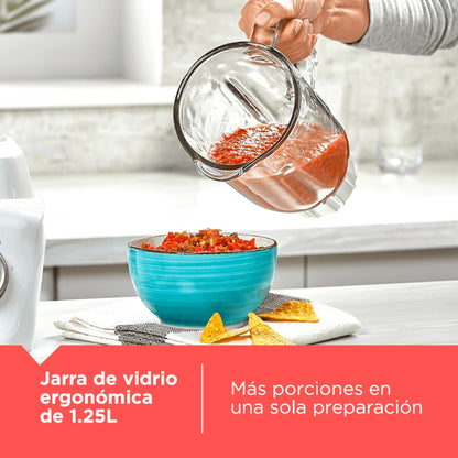 Licuadora Black&Decker 2 Velocidades / Jarra de Vidrio / Blanco