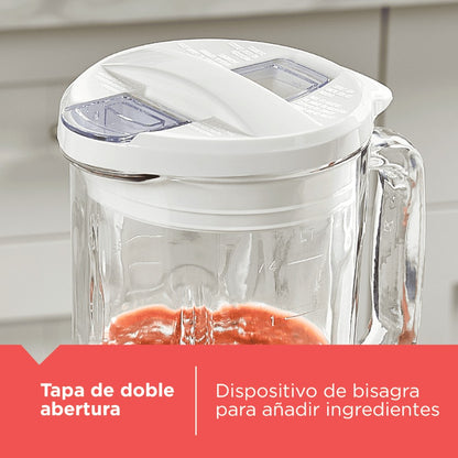 Licuadora Black&Decker 2 Velocidades / Jarra de Vidrio / Blanco