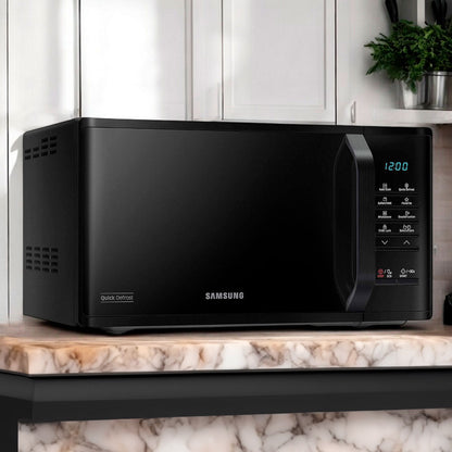 Microonda Samsung de 23 Litros-  Negro / Interior de Cerámica