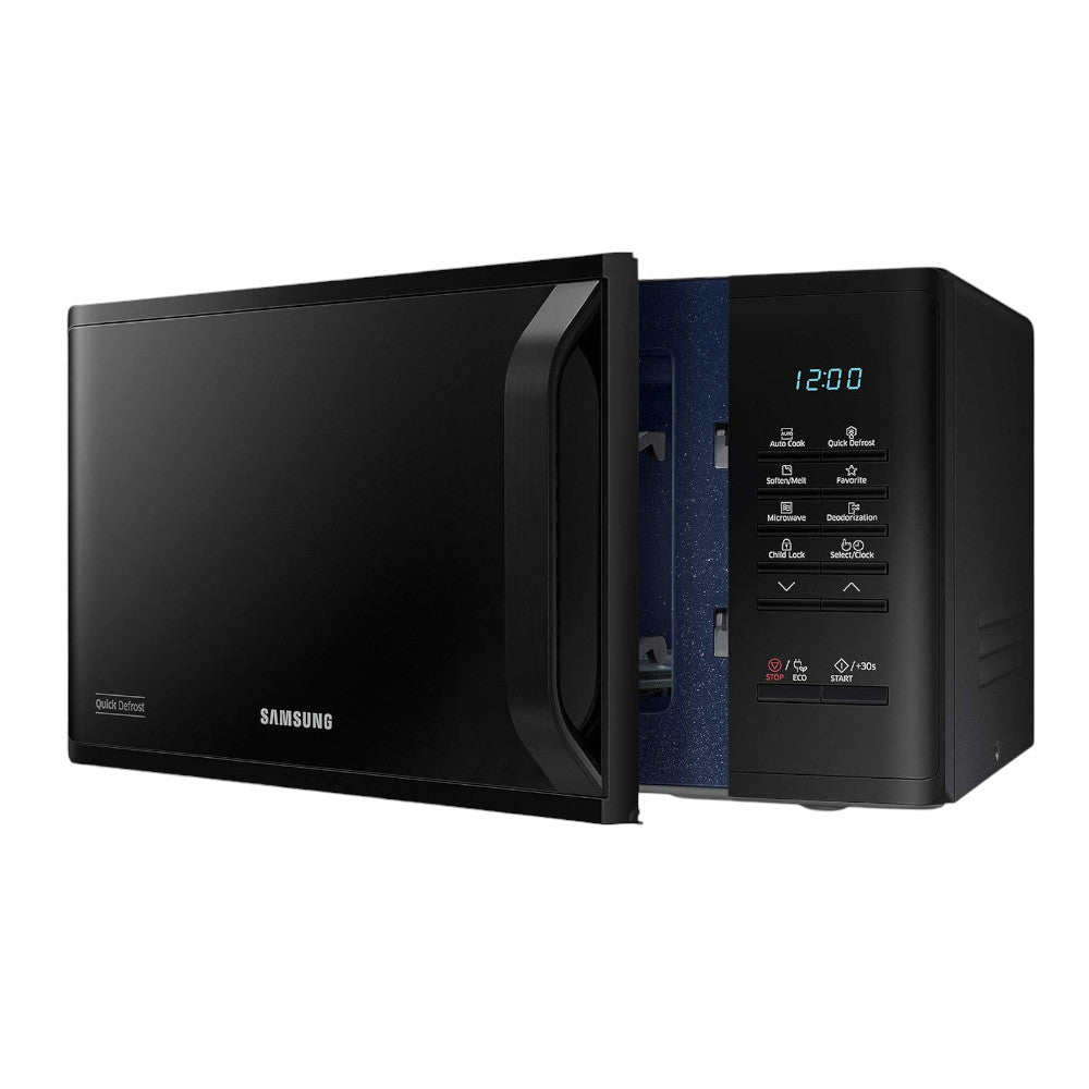 Microonda Samsung de 23 Litros-  Negro / Interior de Cerámica