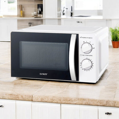 Horno-Microondas Sankey de Perilla / 20L / Blanco
