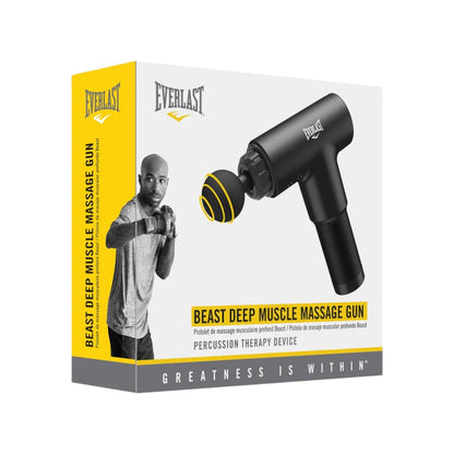 Masajeador Muscular Everlast Portátil -  Negro