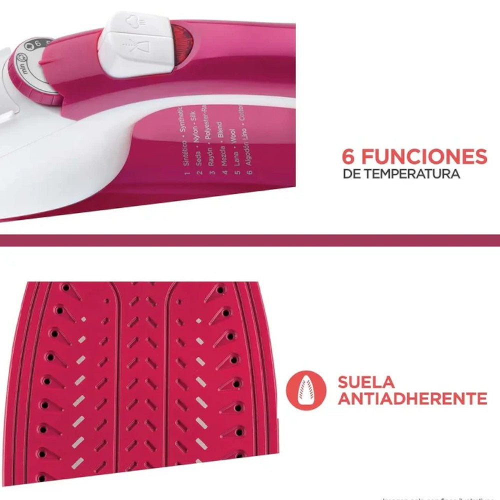 Plancha a Vapor Cerámica Black&Decker / SmartSteam / IR1850