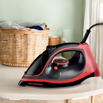 Plancha de Vapor Premier ED-8414CC / 1000W / Antiadherente / 320 ml