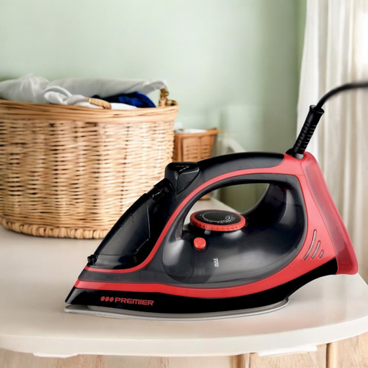 Plancha de Vapor Premier ED-8414CC / 1000W / Antiadherente / 320 ml