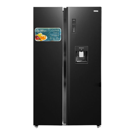 Refrigerador Premier 18.5 Pies Cúbicos Side by Side / No Frost / Acero Inoxidable Negro