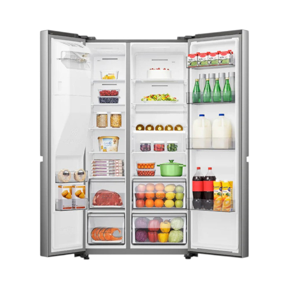 Refrigeradora Hisense SBS 22.3 / Inverter / Dispensador de agua
