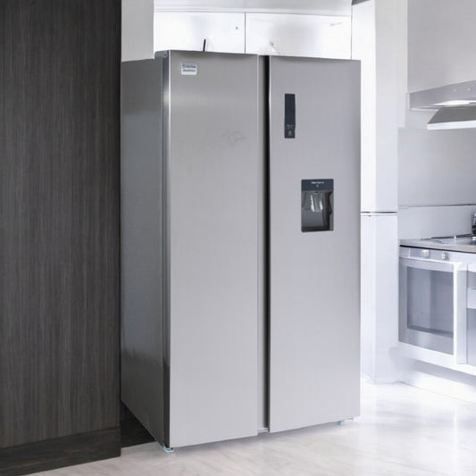 Refrigerador Inverter Hotline 20 Pies Cúbicos Side By Side / Acero Inoxidable