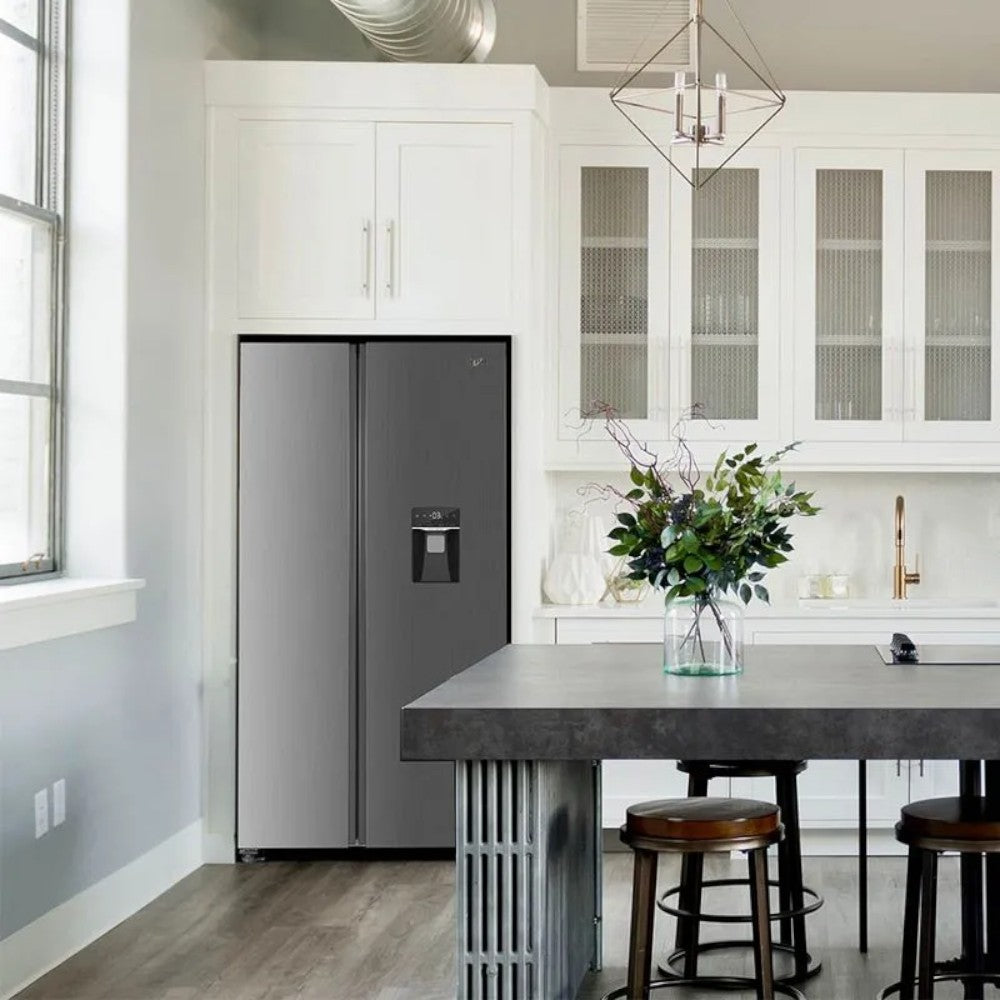 Refrigerador Whirlpool 18 Pies Cúbicos / Side By Side / Inverter / Con Dispensador de Agua