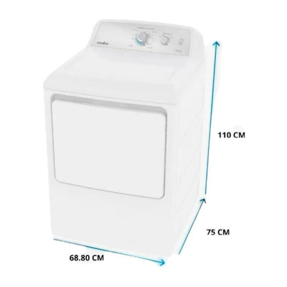 Secadora A Gas Mabe de 22Kg (7.2P3) / Blanca