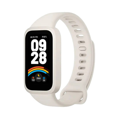 La Xiaomi Smart Band Active 9 en Titan Panamá con pantalla ultra grande, 50 modos deportivos, monitoreo cardíaco y diseño superligero.