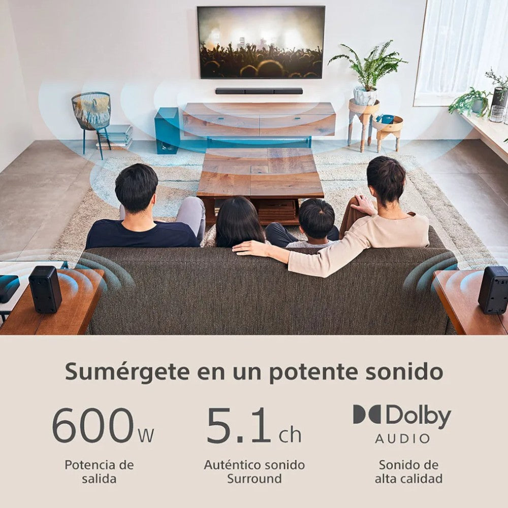 Teatro En Casa Sony 5.1 Canales / HT-S40R / Con Parlantes